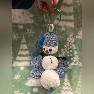 Handmade Snow Butterfly - Crochet